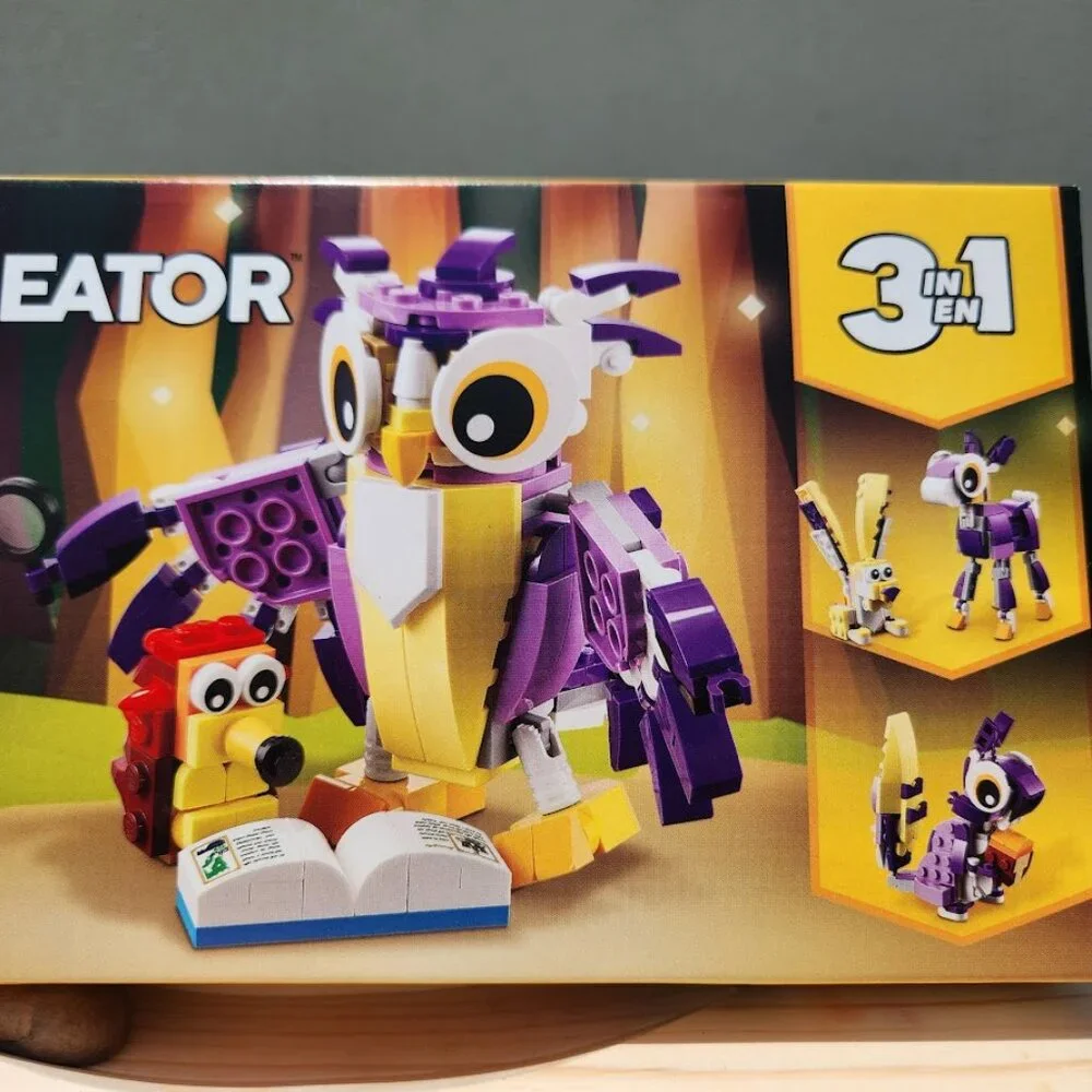 NEW LEGO 31125 Creator 3 in 1 OWL SQUIRREL RABBIT Fantasy Forest Creatures Woodl - Picture 8 of 15